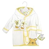 Disney Terry Bath Robe, Yellow/White Winnie The Pooh by Disney [並行輸入品]