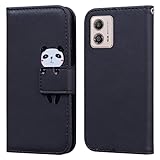 TEDTIKJT Motorola Moto G53j 5G ケース 手帳型 Moto g53y ケース手帳型 ケース モトローラ モト G53y 5G スマホケース 手帳 スマートフォン カバー 携帯ケース moto g53j 5g 手帳型 携帯カバー 漫画のキャラクター 全面保護 耐衝撃 横置き機能 カード収納 MOTO G53j 5G / MOTO g53y 5G 対応 -ブラック