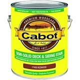 CABOT SAMUEL 17480-07 Gallon, Redwood, VOC, Semi-Solid Deck & Siding Stain [並行輸入品]