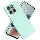 【 Moilyo 】対応MOTO G66J/G66Y 5G/G56 5G用の ケース シリコン レンズ保護（クール クール ミント）モトローラ モトG66J用 スマホケース 全面保護 耐衝撃 TPU シリコン カバー 薄型 ストラップホール付き 落下防止 g66j 5g ソフトカバー (MINT)