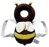 AGUNI® 赤ちゃんの後頭部を保護 セーフティーリュック 安全 衝撃吸収グッズ 怪我防止 肩ひも調整可 (ミツバチ)