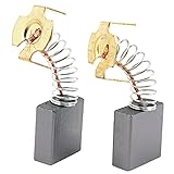 uxcell　モーターカーボンブラシ　カーボン銅製　18mm x 17mm x 6.8mm 　五ペア入り