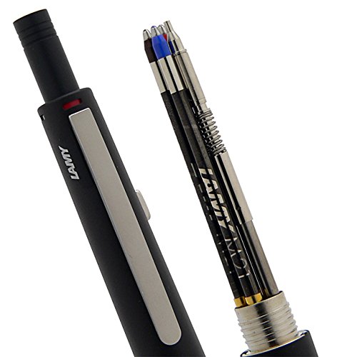 LAMY ラミー 複合筆記具 フォーペン L497（3＋1） ブラック＆シルバー
