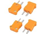 BULUSHI 5PCS k型熱電対男性の温度センサ電線・ケーブル・コネクタ