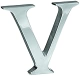 6 " Polished Aluminum Letters by KINDWER 6-Inch シルバー A1022