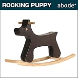 【アボード】 abode 【ロッキングパピー】ダークブラウン 【日本製】 子犬のかたちの子供用の木馬