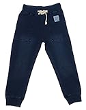 スウェットデニム ジョガーパンツ 100 キッズサイズ 裏起毛 (347-032BL)