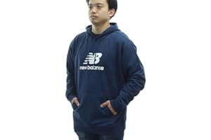野球 大人 メンズ ウェア パーカー 長袖 ウェア ウエア NB Sport Essentials Stacked Logo スウェット フーディー MT41501 newbalance  NBネイビー XL
