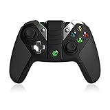ゲームパッド USB有線ゲームパッドゲームコントローラジョイスティックのBluetooth 2.4Gワイヤレスゲームエンターテイメント (Color : Black, Size : One size)