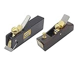 Baosity 小型　プレーナー　2個セット　ジョイナ　HSSブレード　実用性　大工ツール　木工工具　クラフト　片手操作　