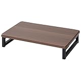 山善(YAMAZEN) モニタースタンド 幅39 奥行25 ココアブラウン(木目) DTS-3925(CCB/BK)