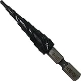 Orug(オルグ) DN-12Q ダンダンドリル(ステップドリル) 黒メッキ 3-12mm クアトロ