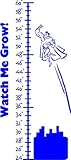 Superman Growth Chart - Kids Bed Room - Picture Art - Peel & Stick Vinyl Wall Decal Sticker Size : 1