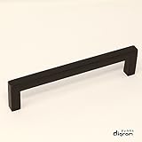 アイアン 取っ手 つまみ スティック アングル ・ ハンドル (マットブラック)【GL0084】 1個