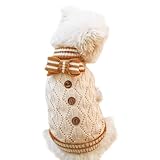 AmzBarley 犬の服 セーター 秋冬 防寒 暖かい 可愛い 小型犬 中型犬 犬 服 冬 厚手 あたたかい お出かけ 部屋着 犬服 冬 ペット服 秋冬 ペット セーター 防寒 伸縮性 ドッグウェア 動きやすい 便利 抜け毛対策