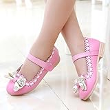 (チェリーレッド) CherryRed 子供靴 キッズ 女の子用 フォーマル靴 可愛い リボン 発表会 結婚式 卒園式 卒業式 入学式 七五三 33 ピンク