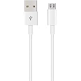マイクロ usb ケーブル 2m Suptopwxm (1本セット) Micro USB ケーブル【ホワイト】 QC3.0急速充電ケーブル 高速データ転送 ps4コントローラー対応 Android多機種スマホ対応 android充電ケーブル usbケ