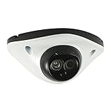 LineMak IR Dome camera, 1/3" Sony CMOS Sensor, 1200TVL, 3.6mm lens, 1 LED Array, 82ft IR distance, f