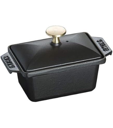 Amazon｜staub ストウブ 「 ケーキ&ブレッドパン(蓋なし) ブラック