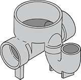 下水道関連製品＞ビニマス＞M 100-200シリーズ　トラップ(UT)　M-UT兼100X100P-200　Mコード：49762　前澤化成工業