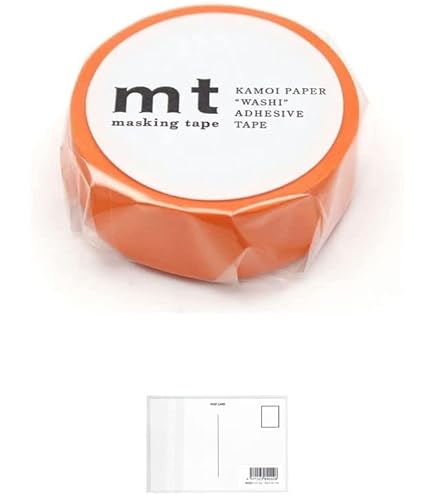 Amazon | カモ井加工紙 mtマスキングテープ マットオレンジ MT01P511