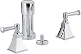 KOHLER K-470-4S-CP Memoirs Bidet Faucet with Stately Design, Polished Chrome [並行輸入品]