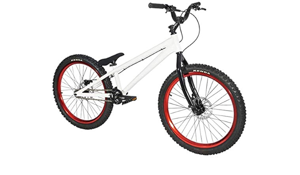 Amazon Bmx 自転車 24インチbmxジャンプバイクレースバイク アルミ合金フレームとフォーク 機械式ディスクブレーキ White Upgrade Model Roooots Bmx