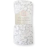 スワドルデザインズ SwaddleDesigns マーキゼット 軽量 ガーゼ おくるみ - モッドサークルオンホワイト ブランケット SD-405 敷布団 掛布団 日よけ 出産祝い 春夏秋 エイデンア