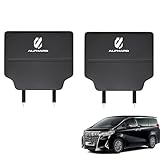 RoBeKaU トヨタに適用 新型 アルファード キックガード 車 後部座席 シートバックカバー 収納ポケット付き バックキックマット PUレザー製 Alphard 10系 20系 30系 40系 後期 前期 専用設計 保護マット 汚れ/傷防止 撥水処理 取り付け簡単 インテリア アクセサリー カスタム パーツ 2枚セット (アルファード)