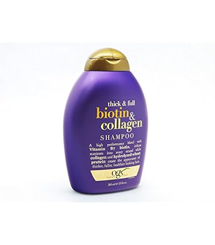 Amazon | OGX Thick & Full Biotin & Collagen Shampoo 380ml シック