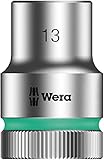 Wera Zyklop 8790 HMC 1/2 Socket, Hex head 13mm x Length 37mm by Wera