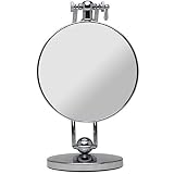 VISION-360 Height Adjustable 18cm Doubled Sided Vanity Mirror with 7x Magnification by Mirrorvana 36