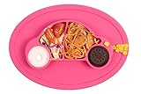 Qshare - シリコン製 お食事用ミニマット 赤ちゃん 幼児適用 BPAフリー 滑り止めランチョンマット