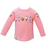 2017年 秋冬 アンパンマン 天竺 並び柄 長袖Tシャツ ANPANMAN ピンク◇95cm