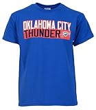 マジェスティックRussell Westbrookオクラホマシティサンダー# 0 NBA垂直名前と番号Tシャツ S ブルー