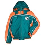 NFLメンズ冬のコートサイズ: L、NFLチーム：マイアミ・ドルフィンズ