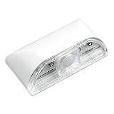 人感センサーLEDライト 明暗&人感センサー 4つのLEDライトランプ アンバー乾電池式/夜間自動点灯 自動照明ドアロック モーションセンサーLEDライト ホーム 回廊　ウォールドア鍵穴 (ホワイト)