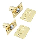 uxcell ボールキャッチ オフィス ブラス 調整可能 ドア ストライク ネジ付き 54mm 2セット