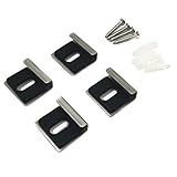 鏡 壁掛け 鏡 金具 鏡 取り付け用金具 ステンレス製 耐久性 取り付け 取り外しが簡単 浴室 トイレ その他のガラスミラークリップに最適 4本