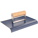 Bon 22-924 9-Inch by 6-Inch Blue Steel Sidewalk Edger with 3/4-Inch Radius and 7/8-Inch Lip with Woo