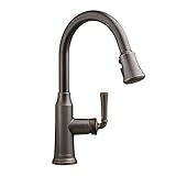 American Standard 4285300.224 Portsmouth Pullout Spray High-Arc Kitchen Faucet, Polished Chrome [並行輸