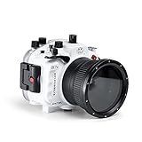 Seafrogs Sony A7II/A7RII/A7SII用防水ハウジング、28-70mm f3.5-5.6 OSSレンズ、カメラハウジングダイビング40M/130フィートまで潜る、内蔵漏れ検知センサー(ホワイト)