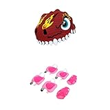 Perfk パッドガード（６点）　膝/肘/手首　＋可愛いヘルメット　子供用　運動　通気孔付き　保護装置　