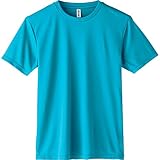 [グリマー] 半袖 キッズ 3.5オンス インターロック ドライ Tシャツ 00350-AIT_K ターコイズ 130cm (日本サイズ130相当)