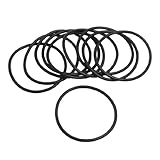 uxcell Oリング　60mm x 3.1mm　フォークシール　シリコン　オイルシール　ガスケット　10個入り