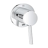 Grohe 29104001 Concetto 1ハンドル切替弁トリムキット スターライトクローム (バルブ別売)