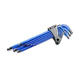 (STRAIGHT/ストレート) L型 ヘックスレンチセット ロングタイプ 9ピース 10-6701
