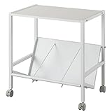 ファイル ワゴン ブックラック サイドワゴン キャスター付き サイドチェスト 書類収納 マガジンラック 1段