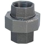 Anvil 8700163101, Malleable Iron Pipe Fitting, Union, 1-1/4" NPT Female, Black Finish [並行輸入品]