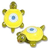 Babylian Floating Toy Tortoise Bath Thermometer for Baby Bathing Water Temperature Measure and Safe 